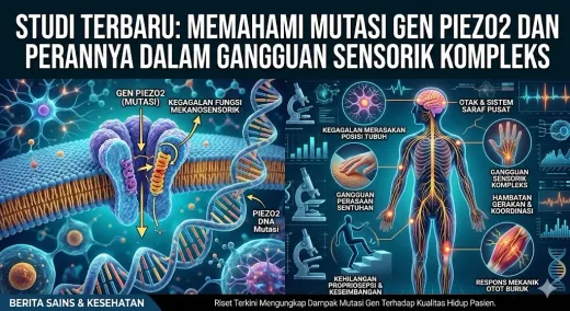 Studi Terbaru: Memahami Mutasi Gen PIEZO2 dan Perannya dalam Gangguan Sensorik Kompleks
