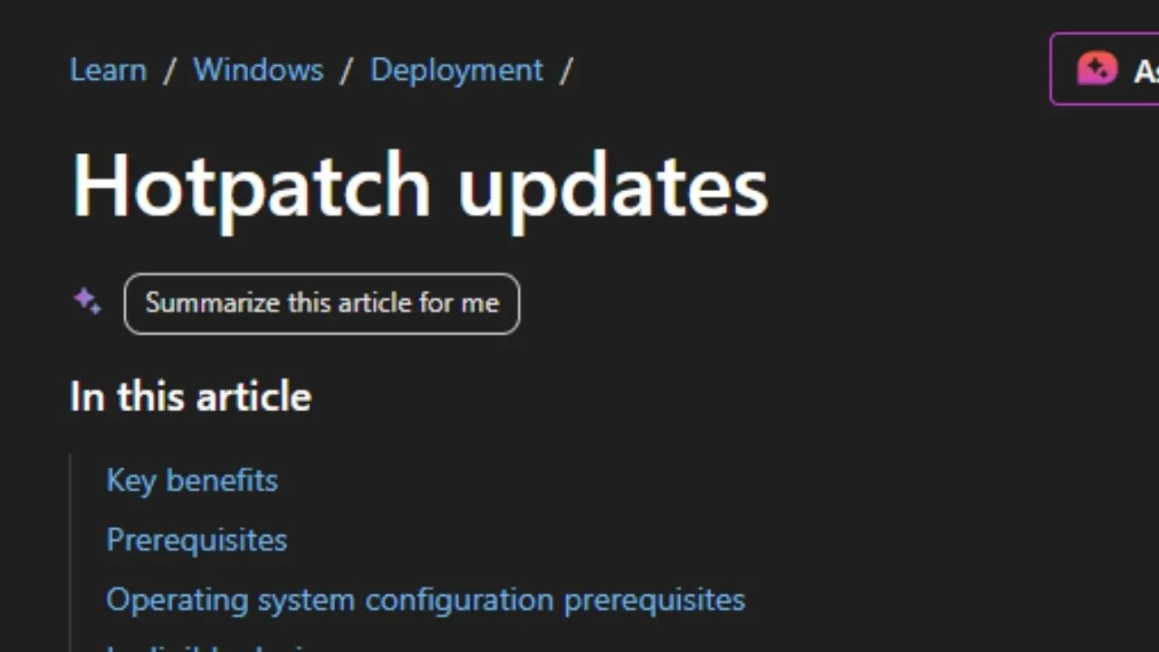 Revolusi Uptime: Microsoft Aktifkan "Hotpatch" Otomatis, Update Windows Tanpa Restart Jadi Standar!