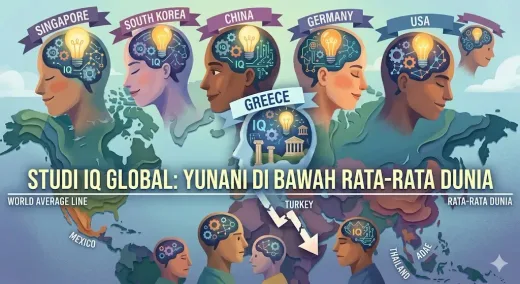Studi IQ Global 2026: Yunani Berada di Bawah Rata-Rata Dunia, Picu Evaluasi Nasional terhadap Sistem Pendidikan