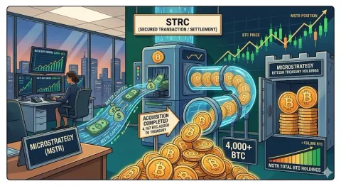 Gergasi Terus Membeli: MicroStrategy Borong Lebih 4,000 Bitcoin Hari Ini Melalui STRC