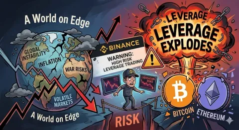 Peringatan Binance: Risiko Likuidasi Massal Mengintai Saat Leverage Kripto Meledak di Tengah Krisis Global