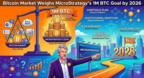 Ambisi 1 Juta Bitcoin: Pasar Menimbang Strategi Agresif MicroStrategy untuk Mendominasi Suplai Global di Tahun 2026