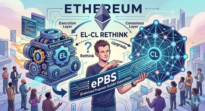 Evolusi Arsitektur: Ethereum Pertimbangkan Rombak Hubungan EL-CL demi Desentralisasi Melalui Mekanisme ePBS