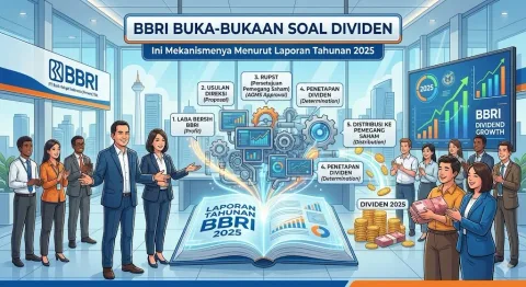 BBRI Buka-bukaan soal Dividen, Ini Mekanismenya Menurut Laporan Tahunan 2025