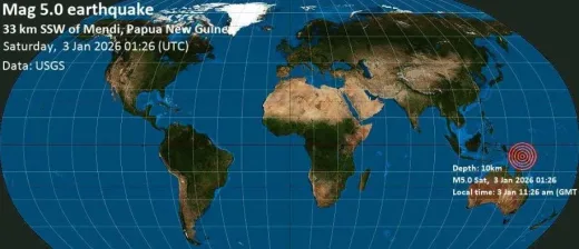 Aktivitas Seismik Tanimbar: Gempa Magnitudo 3,0 Guncang Maluku Tenggara Barat