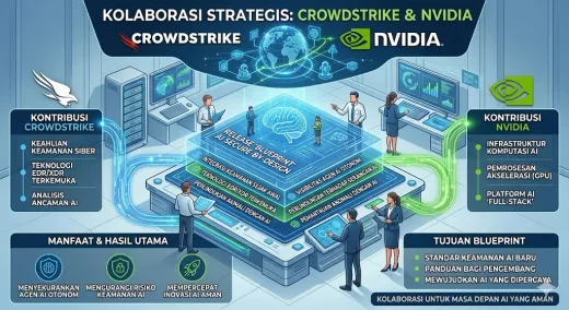 Kolaborasi Strategis CrowdStrike dan NVIDIA: Rilis 'Blueprint' AI Secure-by-Design untuk Amankan Agen AI Otonom