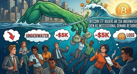 Dilema Bitcoin ETF: Investor Terjebak "Underwater" $5.000 Meski Institusi Mulai Borong Lagi