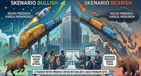 Proyeksi Wall Street: Citigroup Revisi Prediksi Bitcoin & Ethereum, Bedah Skenario "Bullish" vs "Badish"