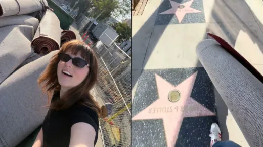 Dari Tempat Sampah Hollywood ke Ruang Tamu: TikToker Viral Usai Pungut dan Sulap Karpet Merah Oscars Jadi Karpet Apartemen