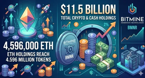Kekuatan Neraca Bitmine: BMNR Umumkan Kepemilikan 4,596 Juta Token ETH dan Total Aset $11,5 Miliar
