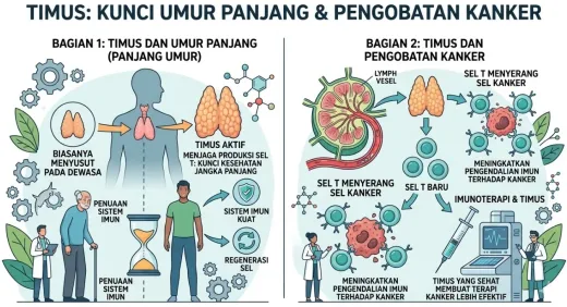 Kelenjar Timus Terbukti Krusial untuk Terapi Kanker dan Panjang Umur