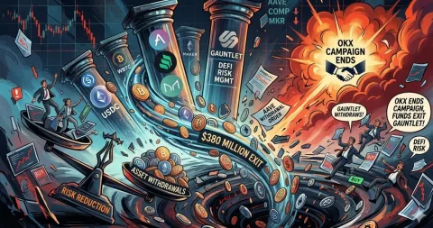 Raksasa Manajemen Risiko DeFi Gauntlet Hadapi Arus Keluar $380 Juta Pasca Kampanye OKX