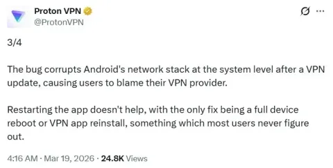 Waspada! Bug Fatal di Android 16 Bikin Koneksi VPN Terputus Tanpa Peringatan