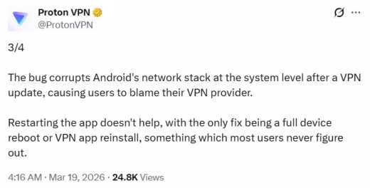Waspada! Bug Fatal di Android 16 Bikin Koneksi VPN Terputus Tanpa Peringatan