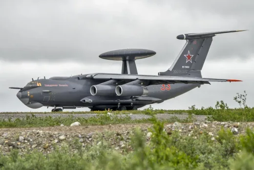 Lumpuhkan Mata Langit Rusia: Militer Ukraina Klaim Hancurkan Satu Lagi Pesawat Intai A-50 dalam Serangan Drone
