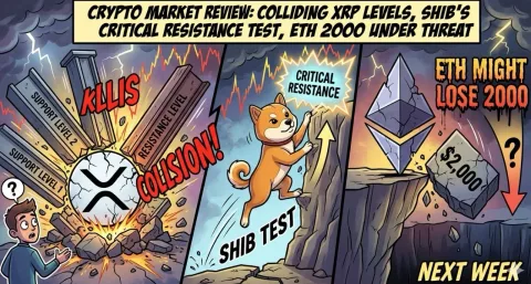 Review Pasar Kripto: Tabrakan Level XRP, Ujian SHIB, & Ethereum di Ambang $2.000
