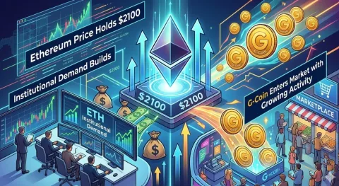 Ketahanan Ethereum: ETH Bertahan di $2.100 Saat Permintaan Institusi Meningkat & G-Coin Muncul