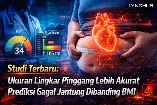 Studi Terbaru: Ukuran Lingkar Pinggang Lebih Akurat Prediksi Gagal Jantung Dibanding BMI