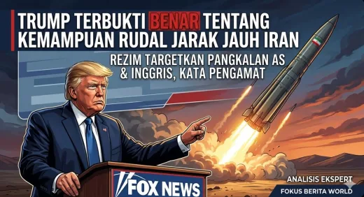 Target Pangkalan AS dan Inggris Pakar Konfirmasi Akurasi Peringatan Trump Terkait Rudal Iran
