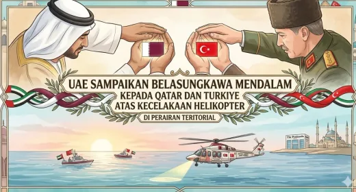 UEA Sampaikan Belasungkawa Mendalam kepada Qatar dan Turkiye Terkait Tragedi Helikopter