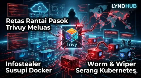 Retas Rantai Pasok Trivy Meluas: Infostealer Susupi Docker Hingga Picu Worm dan Wiper Kubernetes