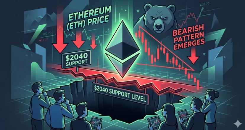 Ethereum Menguji Batas Pertahanan Kritis di Tengah Ancaman Pola Reversal Bearish