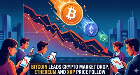 Dominasi Penurunan Bitcoin Memicu Efek Domino Terhadap Valuasi Ethereum dan XRP