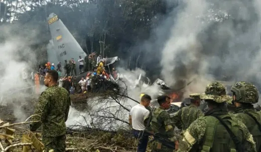 Tragedi Pesawat Militer Kolombia: Jumlah Korban Tewas Melonjak Drastis Menjadi 66 Jiwa