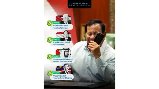 Solidaritas Idulfitri: Presiden Prabowo Telepon Mahmoud Abbas, Tegaskan Dukungan Abadi untuk Palestina