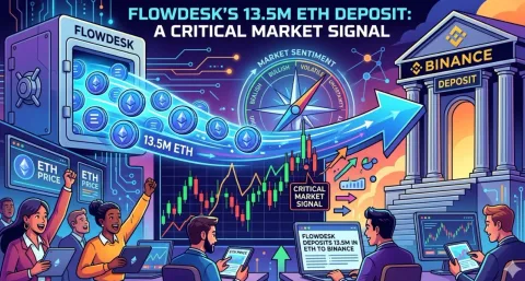 Sinyal Kritis Ethereum: Flowdesk Pindahkan Jutaan ETH ke Binance di Tengah Tekanan Harga