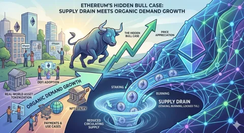 Narasi Bull Tersembunyi: Kelangkaan Suplai Ethereum vs Lonjakan Permintaan Organik