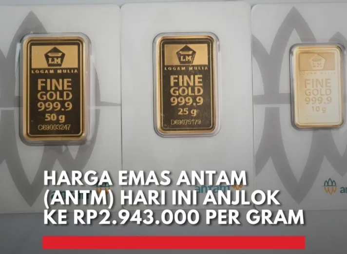 Pasar Logam Mulia: Harga Emas Antam Merosot Rp50.000 ke Level Rp2,8 Juta