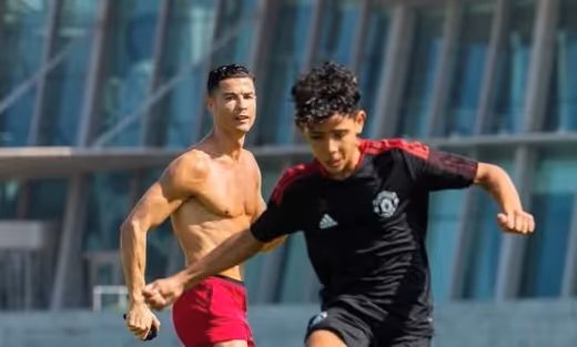 Eksklusif Akademi: Ikuti Jejak Sang Ayah, Cristiano Ronaldo Jr Jalani Sesi Latihan Bersama Skuad U-16 Real Madrid