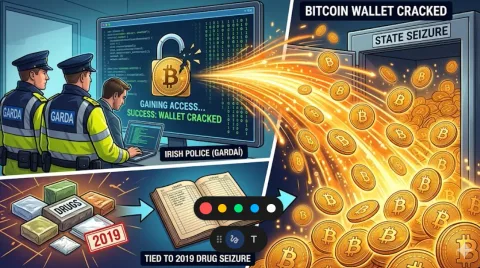 Terobosan Kripto: Polisi Irlandia Bobol Dompet Bitcoin Hasil Sitaan Kasus Narkoba 2019