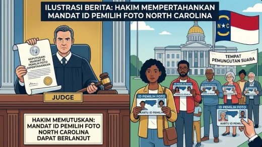 Putusan Hakim: Mandat ID Pemilih Berfoto North Carolina Tetap Berlaku