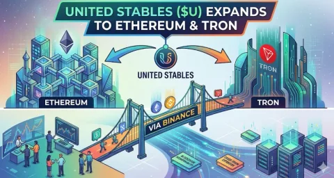Ekspansi Agresif: United Stables ($U$) Masuk ke Ethereum & TRON Lewat Binance