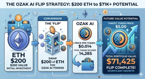 Strategi Rotasi: Mengubah $200 ETH Menjadi Potensi $71.425 di Ozak AI
