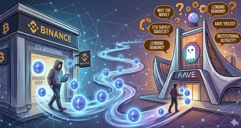 Spekulasi Memanas: Aliran Ethereum dari Binance ke Aave Meningkat