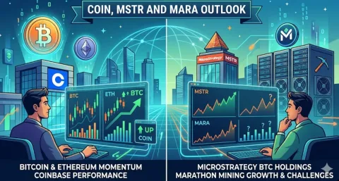 Prospek Saham Kripto 2026: COIN, MSTR, dan MARA di Persimpangan Jalan