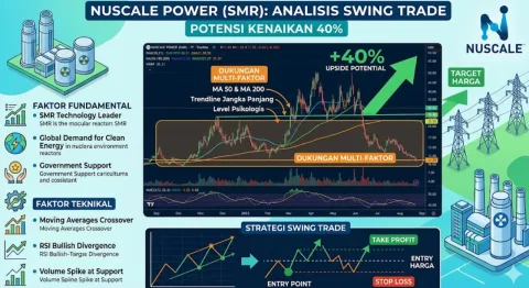 Peluang Swing Trade: NuScale Power (SMR) Siap Melenting 40%?