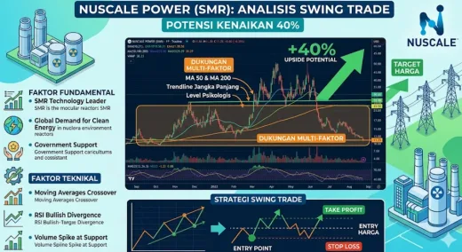 Peluang Swing Trade: NuScale Power (SMR) Siap Melenting 40%?