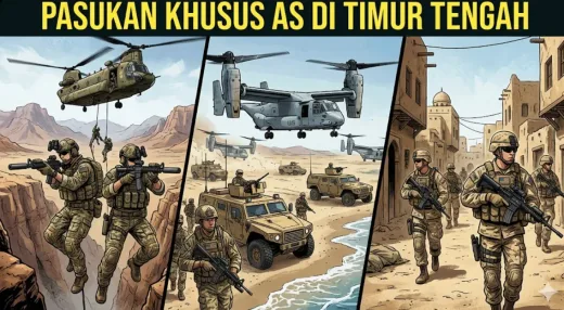 Gelar Pasukan! Pasukan Khusus & Marinir AS Dikerahkan ke Timur Tengah