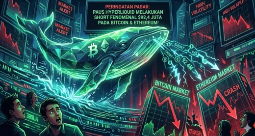 Market Alert! "Whale" Hyperliquid Pasang Taruhan Short $92,4 Juta pada BTC & ETH