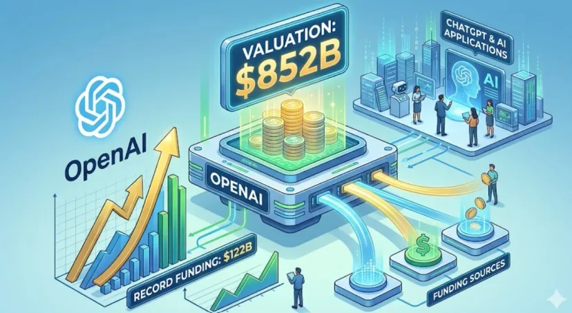 Valuasi Raksasa! OpenAI Tembus $852 Miliar Setelah Putaran Pendanaan Rekor $122 Miliar