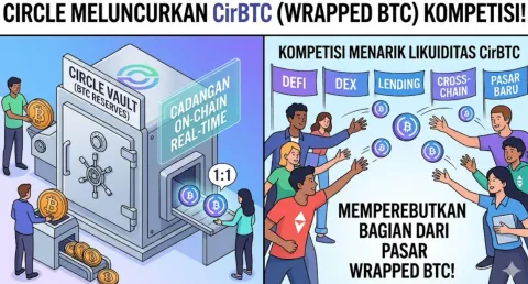DeFi Revolution! Circle Luncurkan cirBTC untuk Tantang Dominasi Wrapped Bitcoin