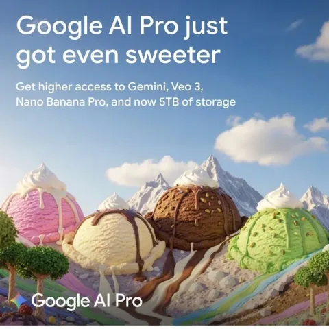 Google Lipat Gandakan Kapasitas Penyimpanan Google AI Pro Menjadi 5TB Tanpa Biaya Tambahan