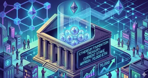 Treasury Power! Ethereum Foundation Mendekati 70.000 ETH dalam Staking Perbendaharaan