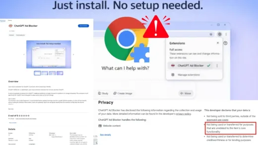 Waspada! Ekstensi Chrome "ChatGPT Ad Blocker" Ternyata Palsu dan Mencuri Percakapan Pengguna