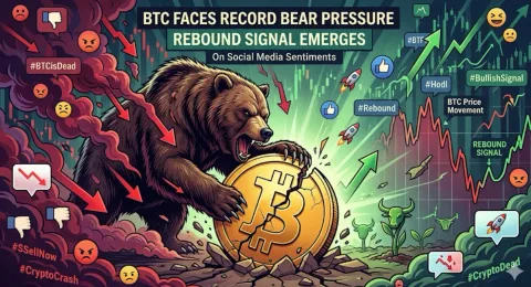 Crypto Alert! Sentimen Negatif Bitcoin Capai Rekor Tertinggi di Media Sosial, Sinyal "Rebound" 2026?