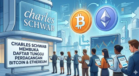 FOMO di Wall Street! Charles Schwab Resmi Buka Daftar Tunggu Perdagangan Bitcoin & Ethereum 2026